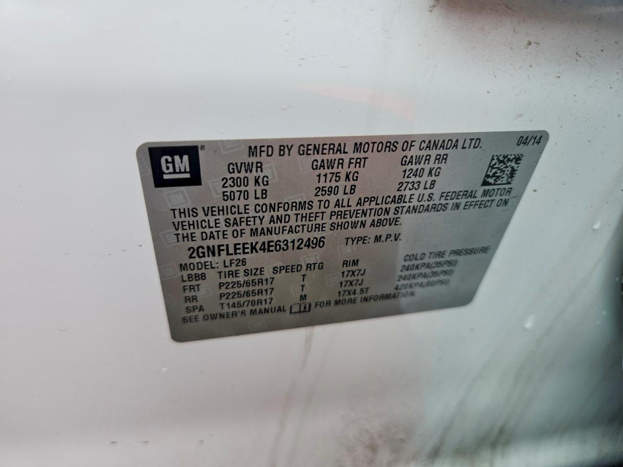 Chevrolet Equinox Ls