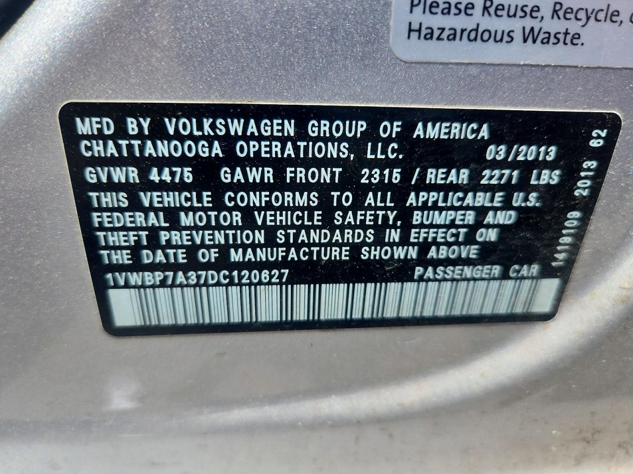 Volkswagen Passat Se