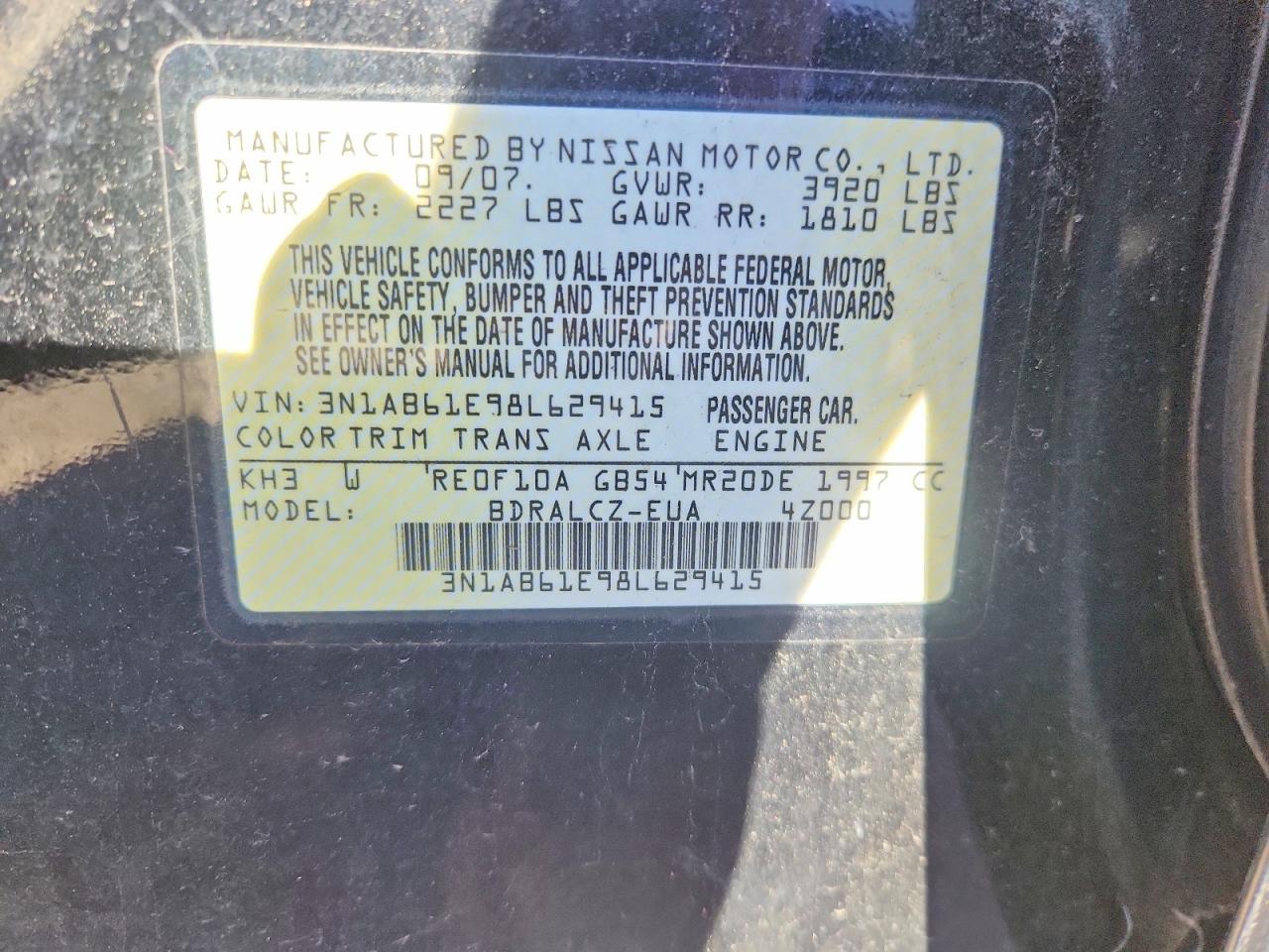 Nissan Sentra 2.0