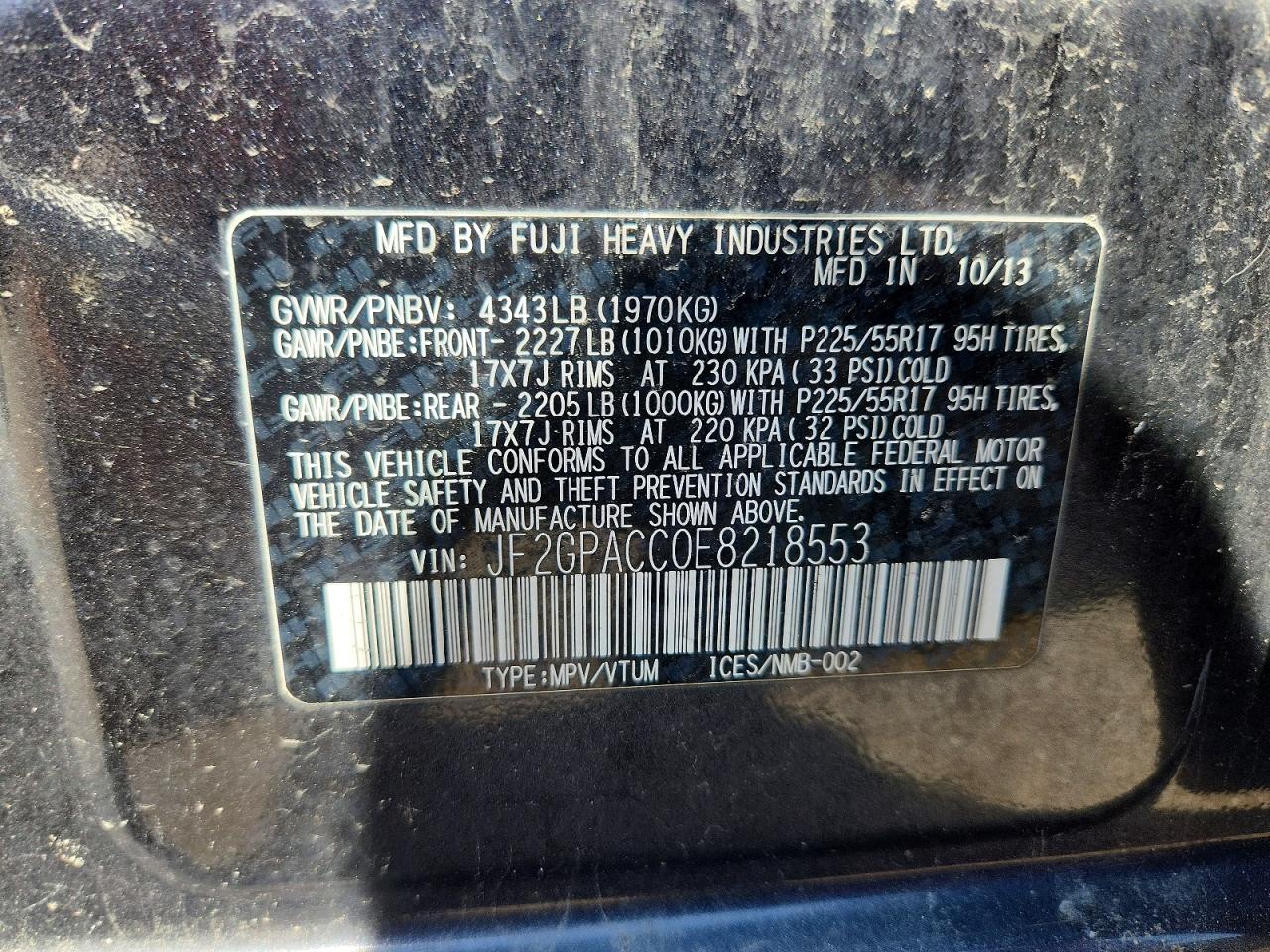 Subaru Xv 2.0 Premium
