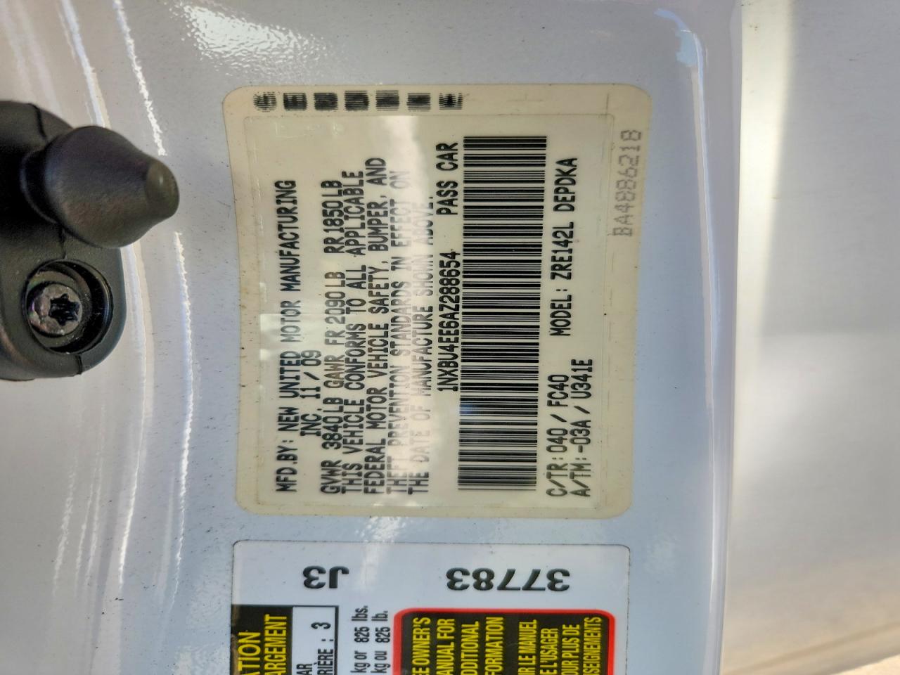 Toyota Corolla Le