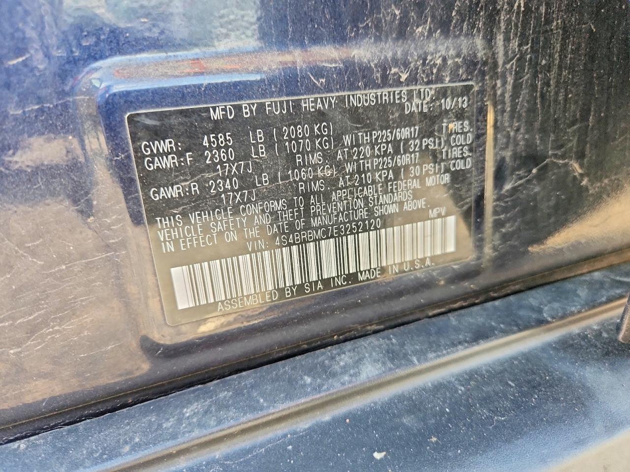 Subaru Outback 2.5i Limited