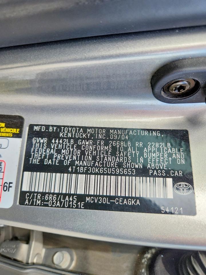 Toyota Camry Xle V6