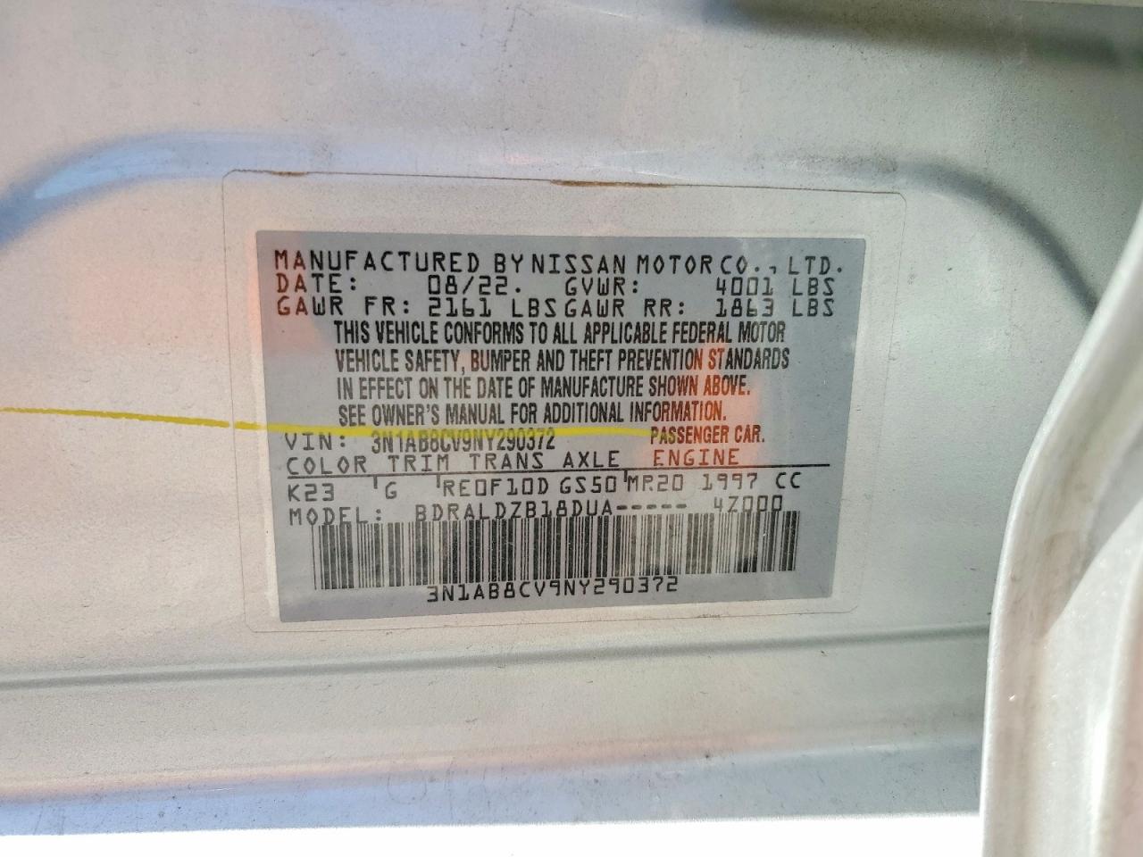 Nissan Sentra Sv