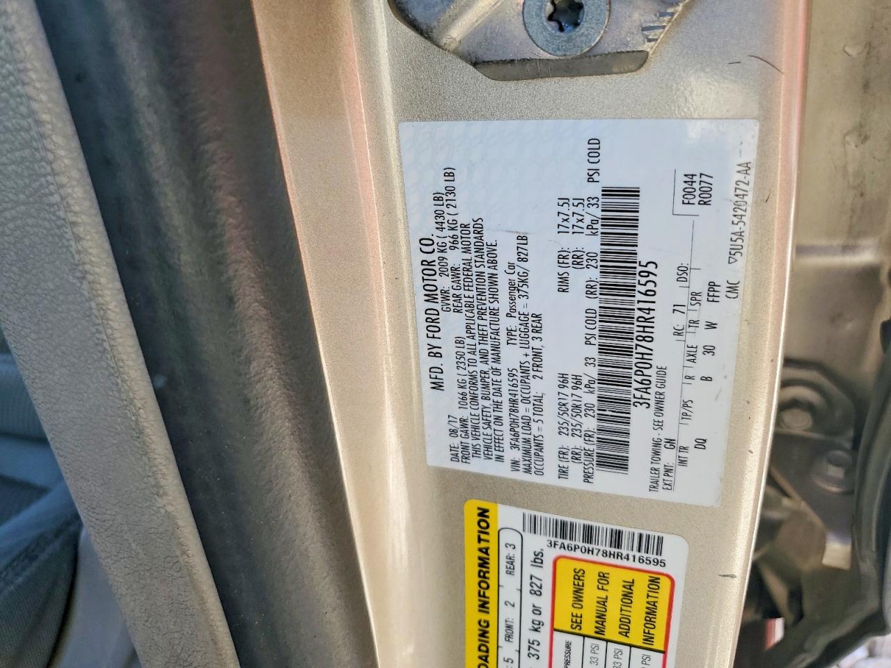 Ford Fusion Se