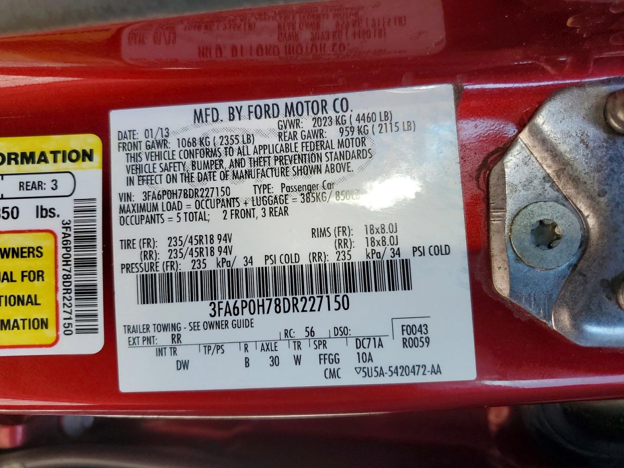 Ford Fusion Se