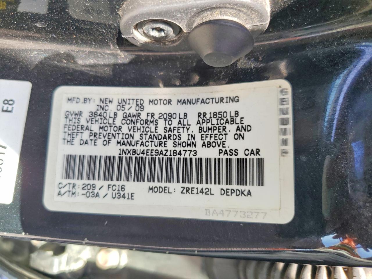 Toyota Corolla Le