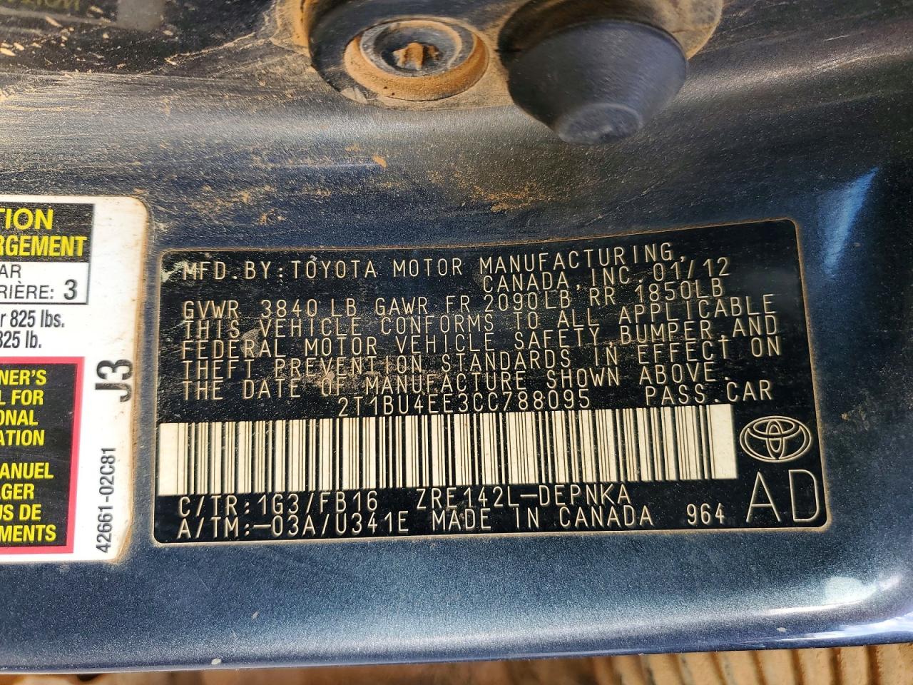 Toyota Corolla Le