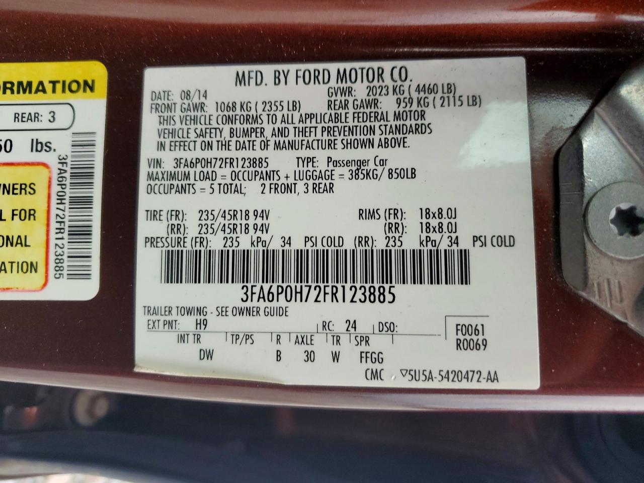 Ford Fusion Se