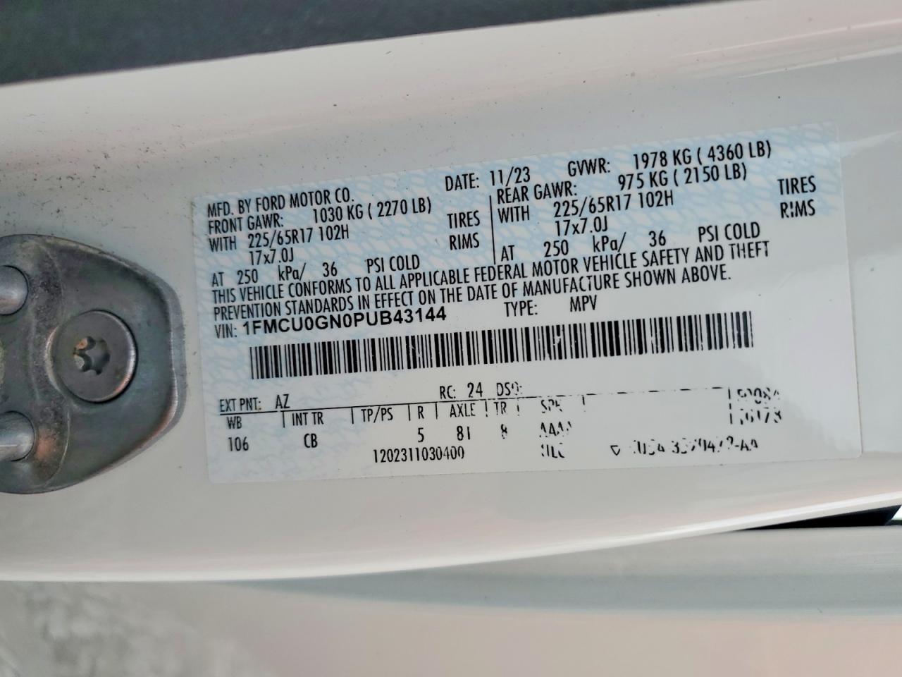 Ford Escape Active