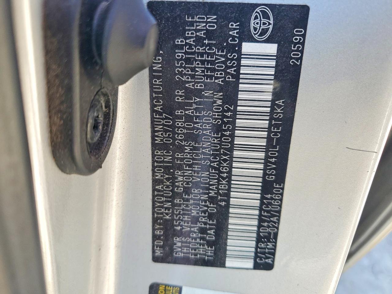 Toyota Camry Se V6