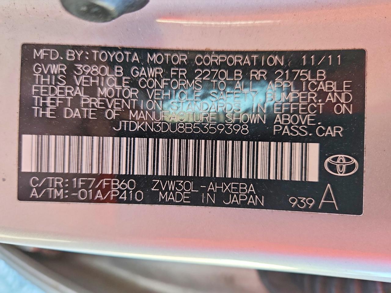 Toyota Prius Two