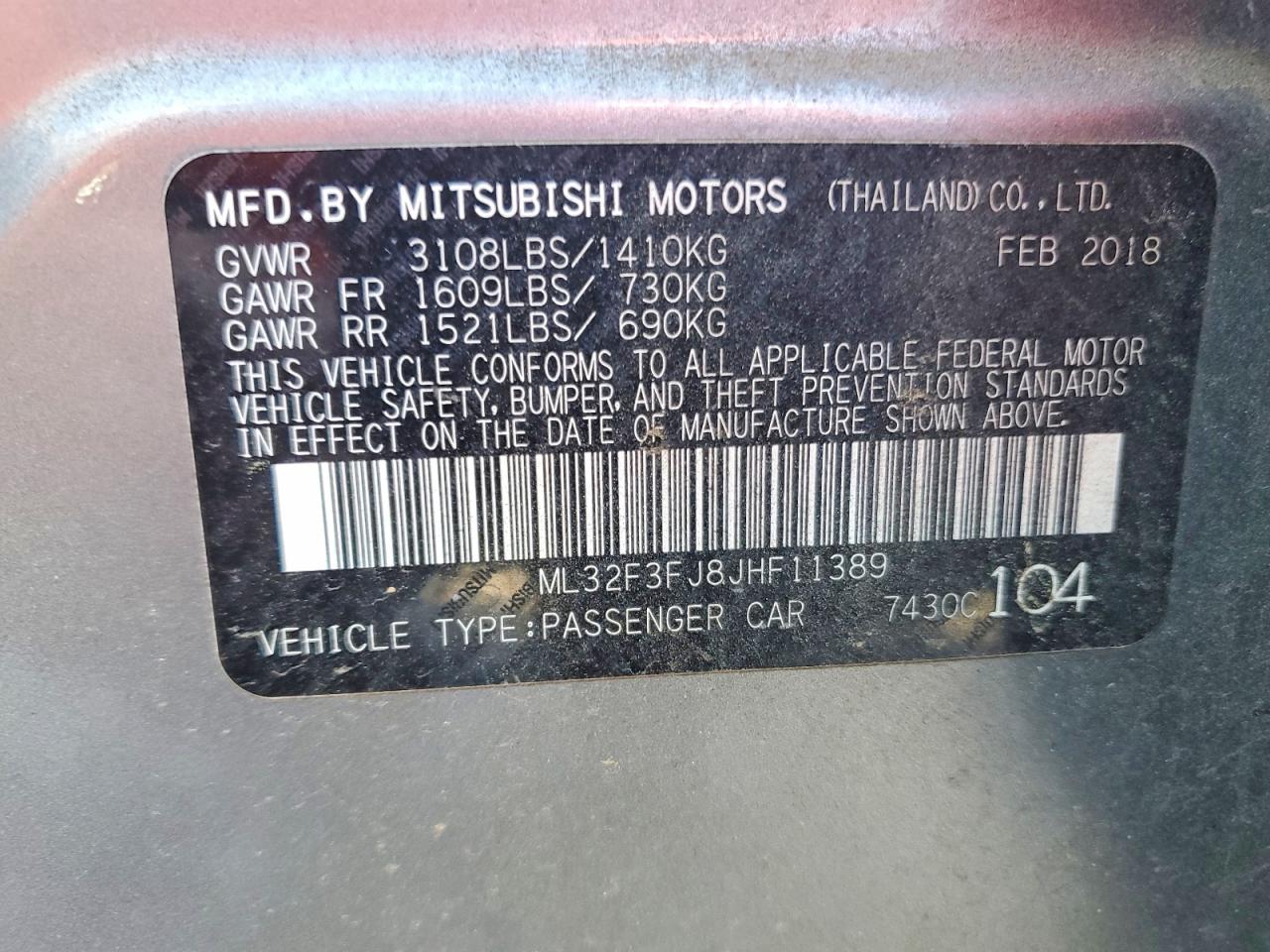 Mitsubishi Mirage G4 Es