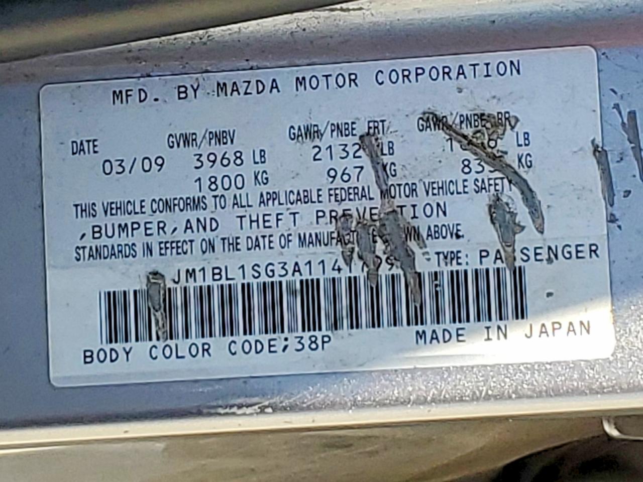 Mazda 3 I