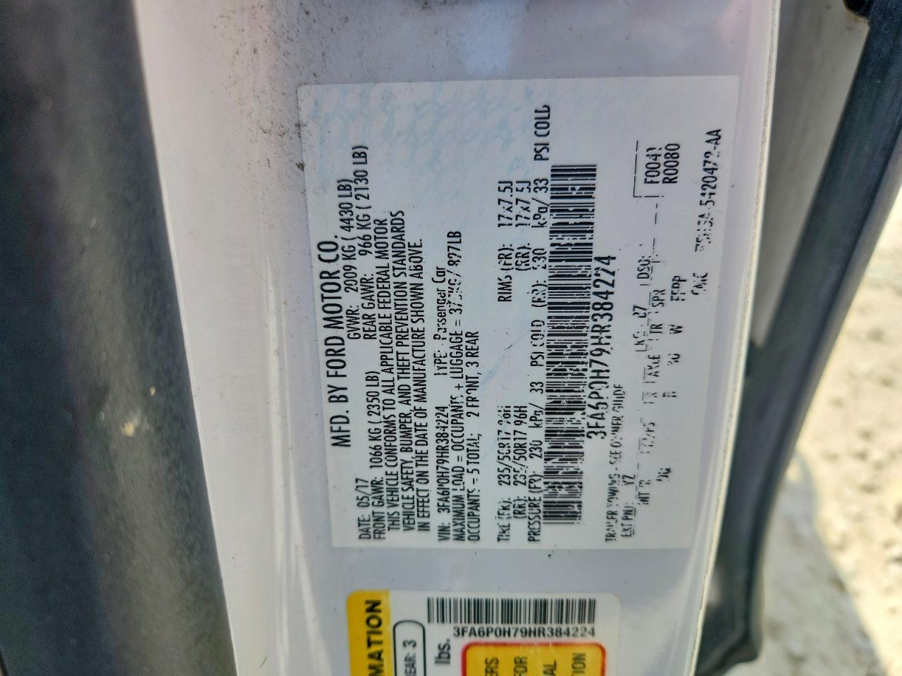 Ford Fusion Se