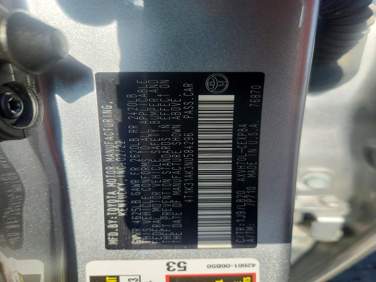 Toyota Camry Xse