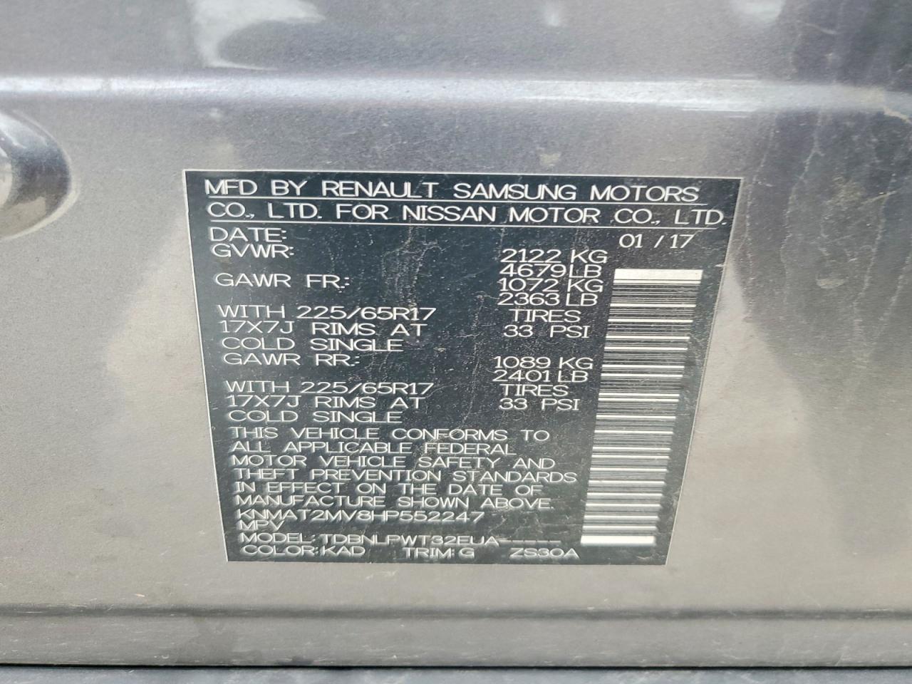 Nissan Rogue S