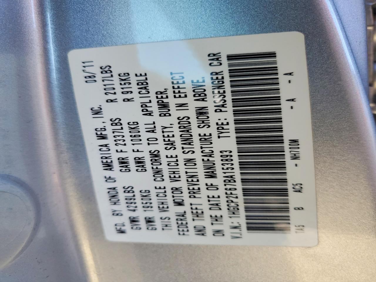 Honda Accord Se