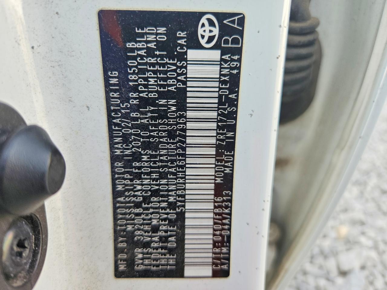 Toyota Corolla Le