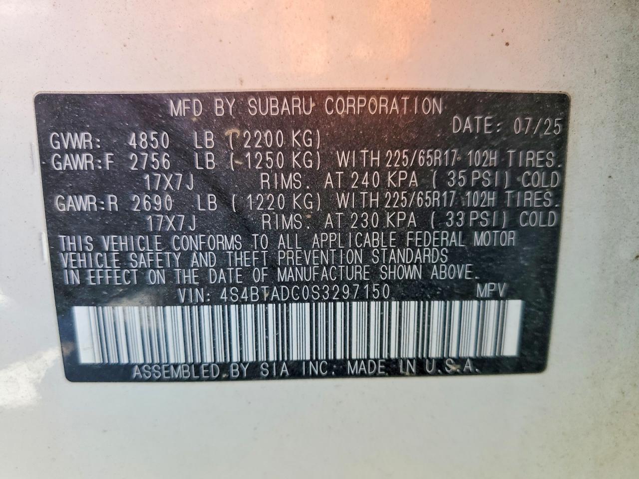 Subaru Outback Premium