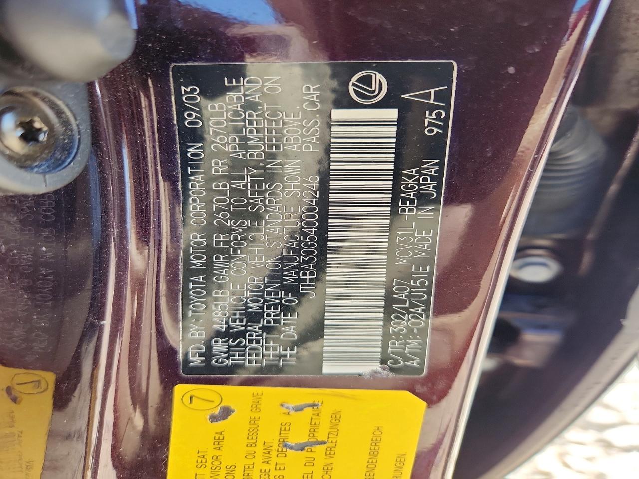 Lexus Es 330
