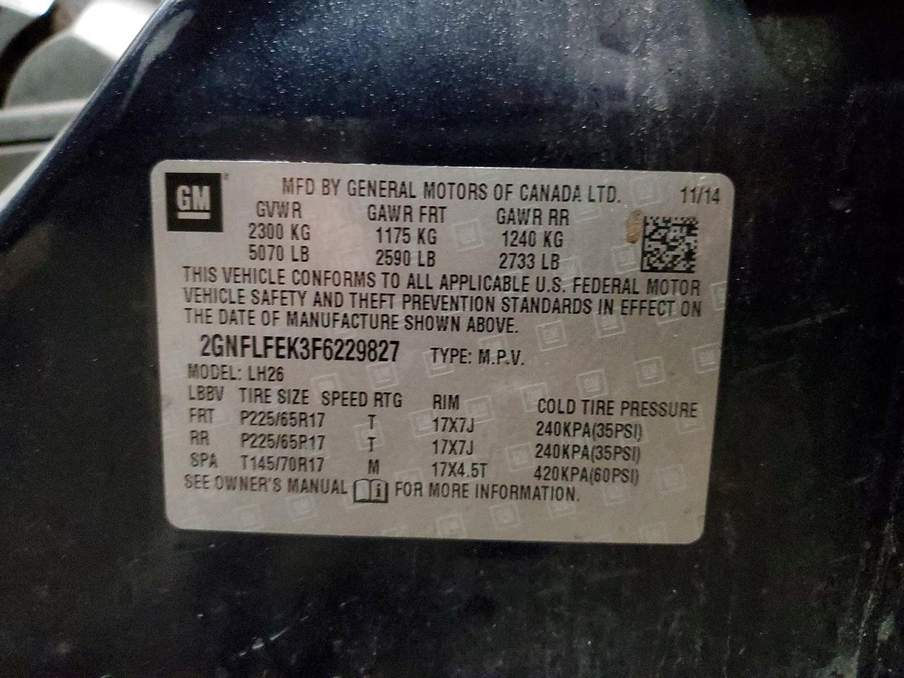 Chevrolet Equinox Lt