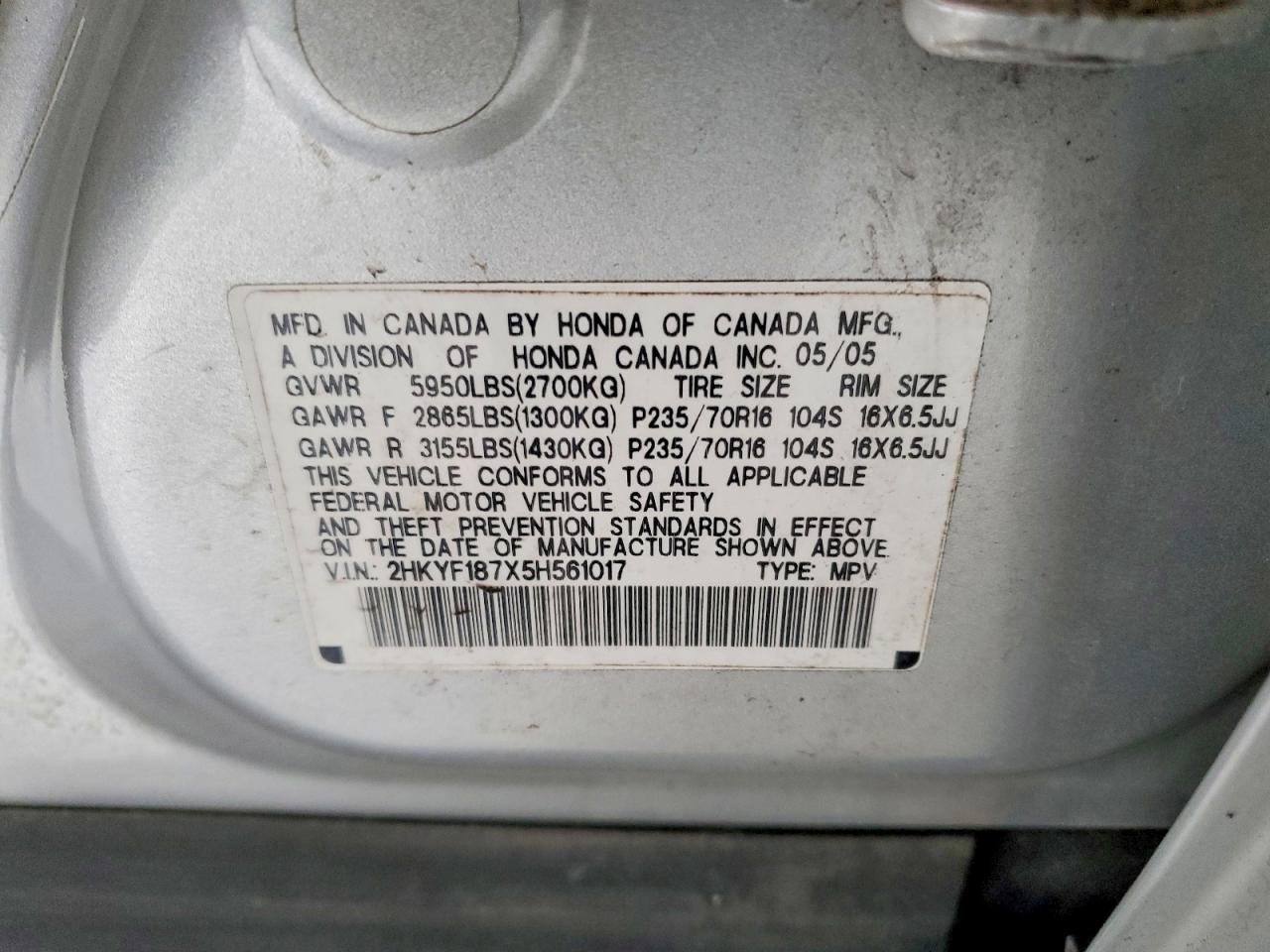 Honda Pilot Exl