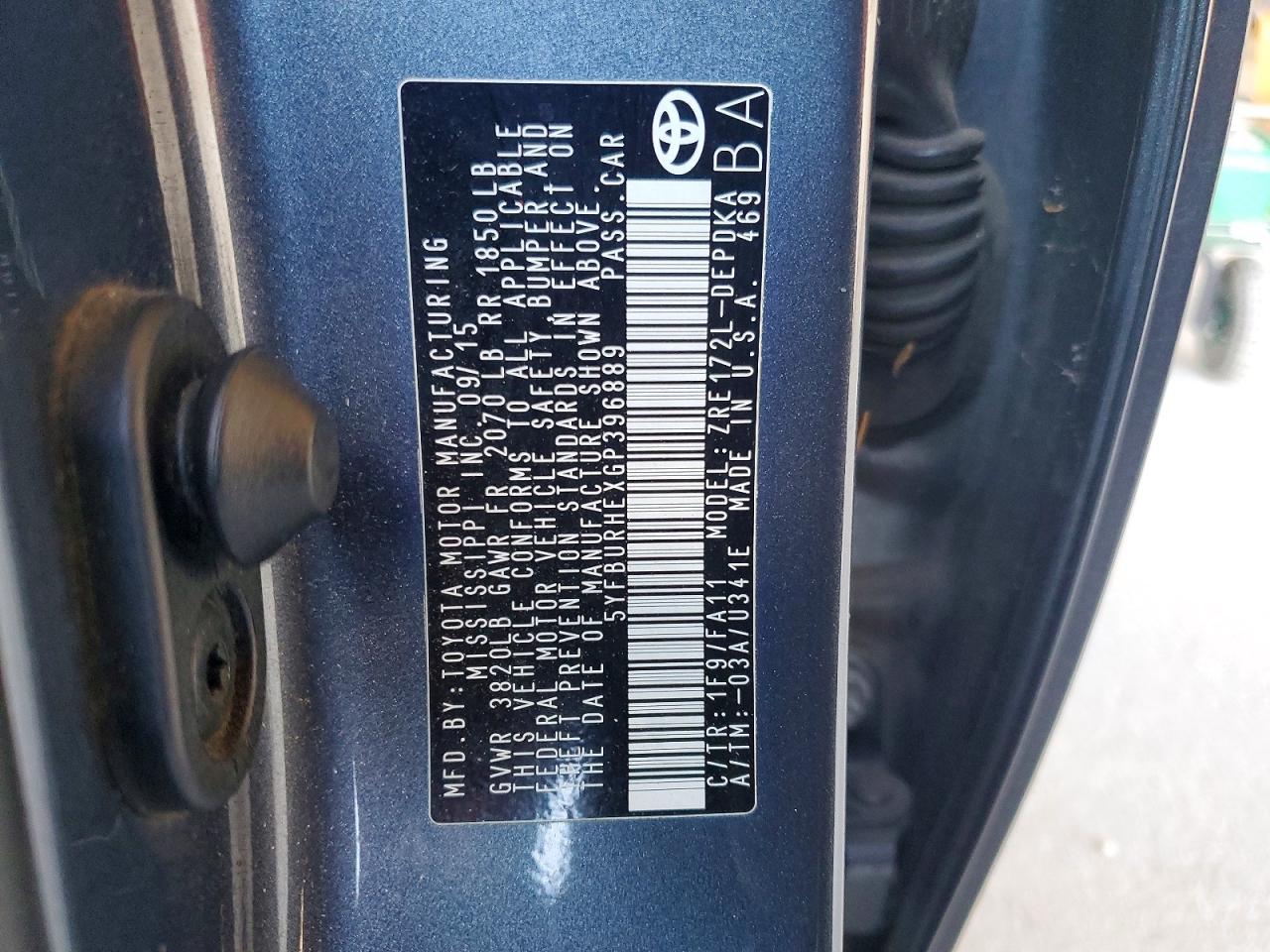 Toyota Corolla L