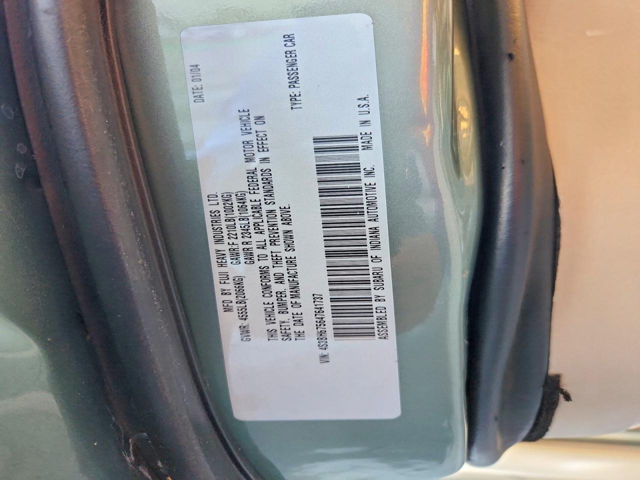 Subaru Legacy Outback Awp