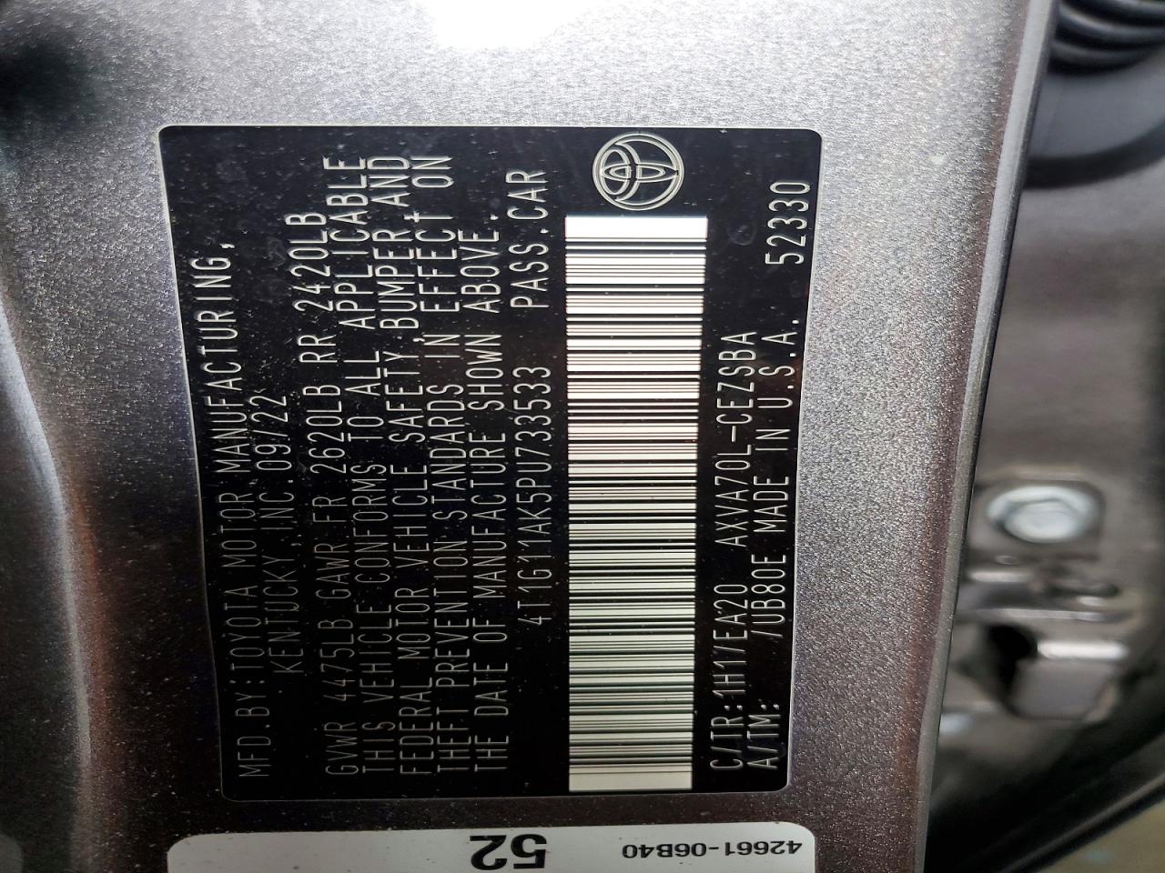 Toyota Camry Se