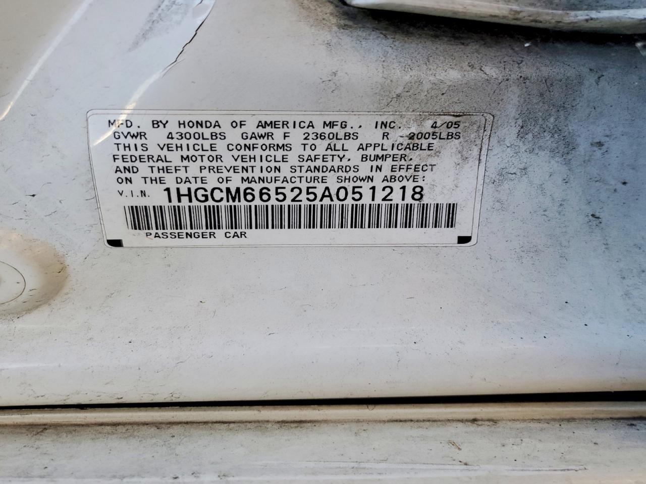 Honda Accord Ex