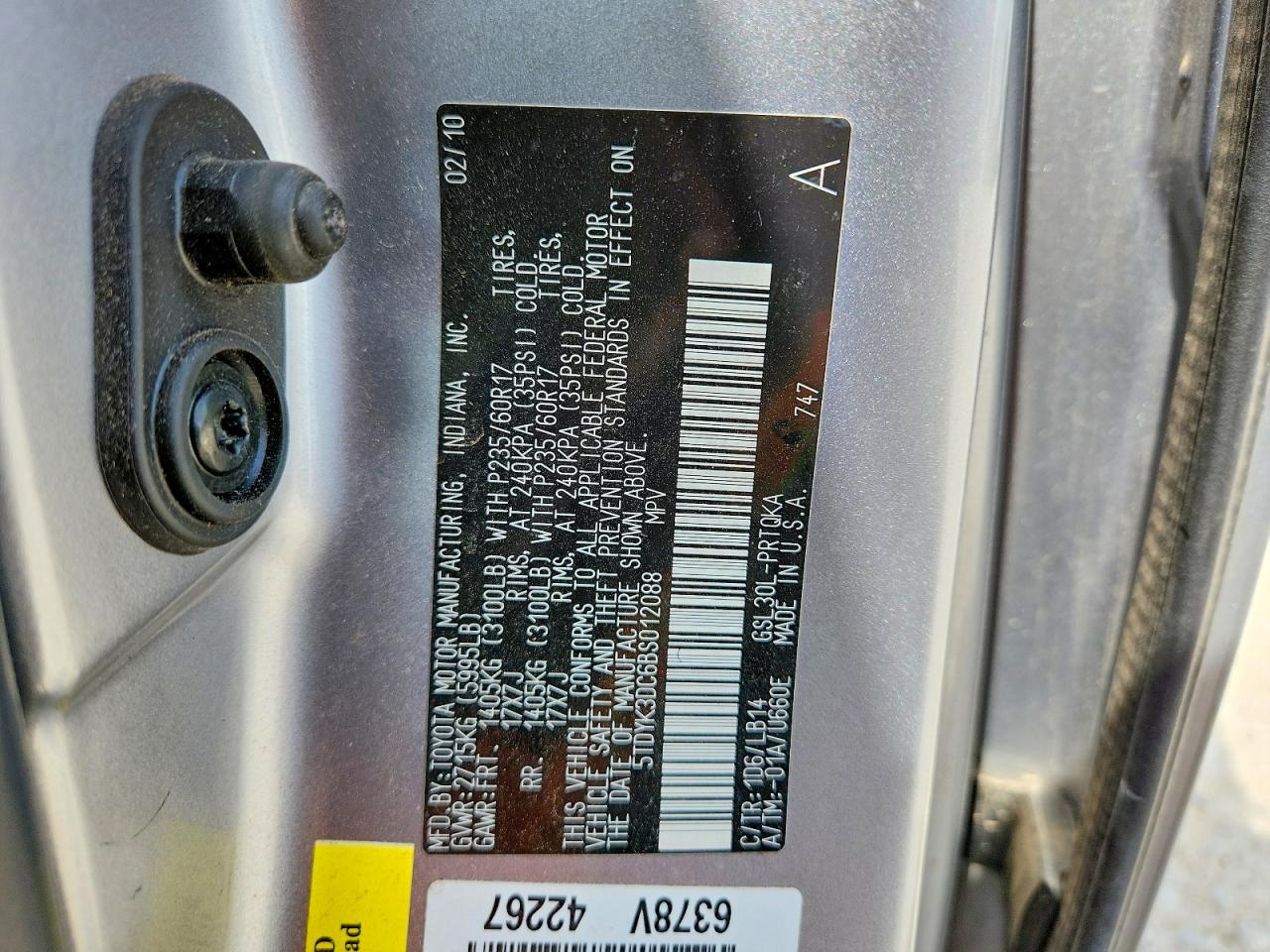 Toyota Sienna Xle 8-passenger