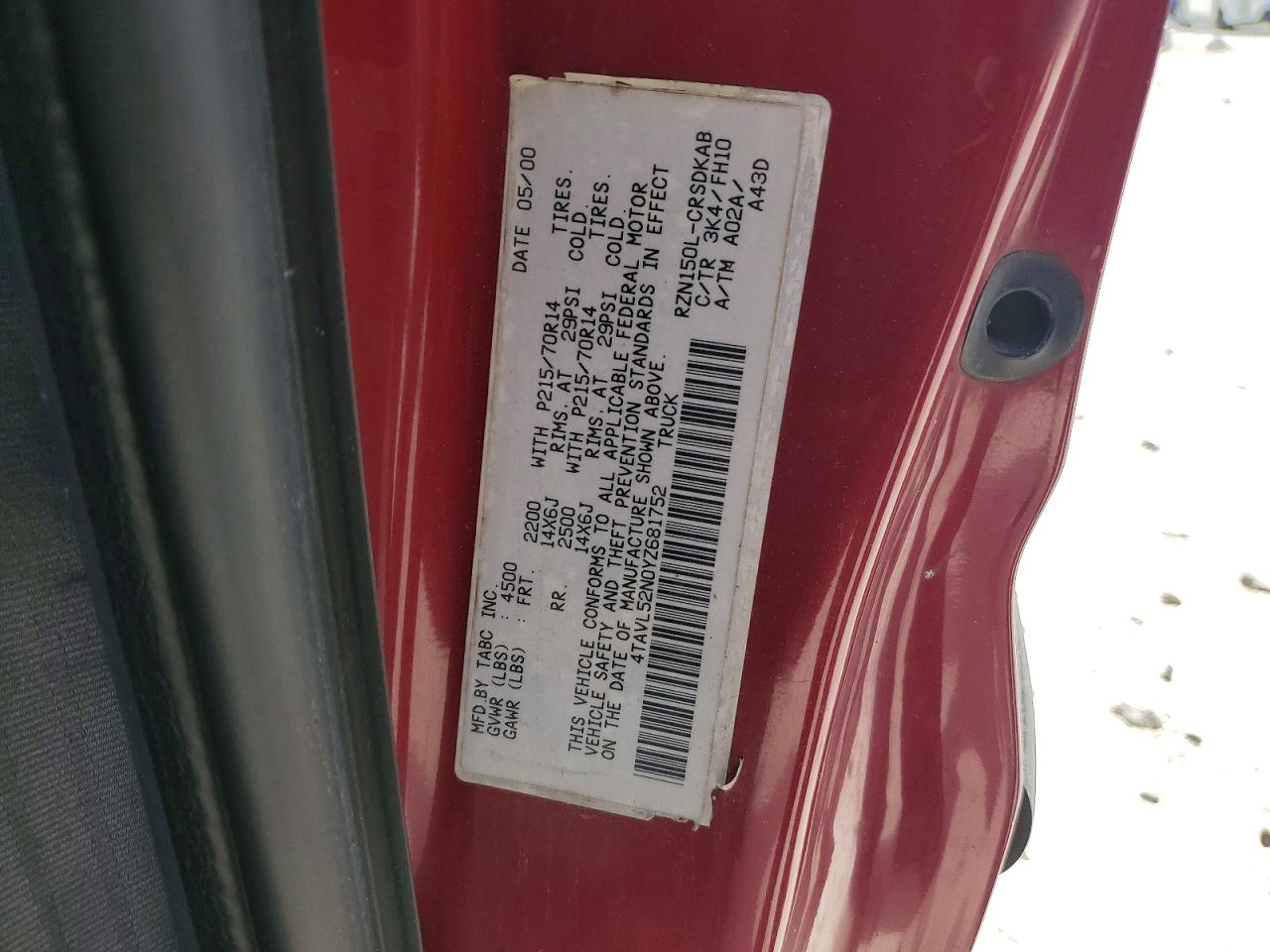 Toyota Tacoma Xtracab