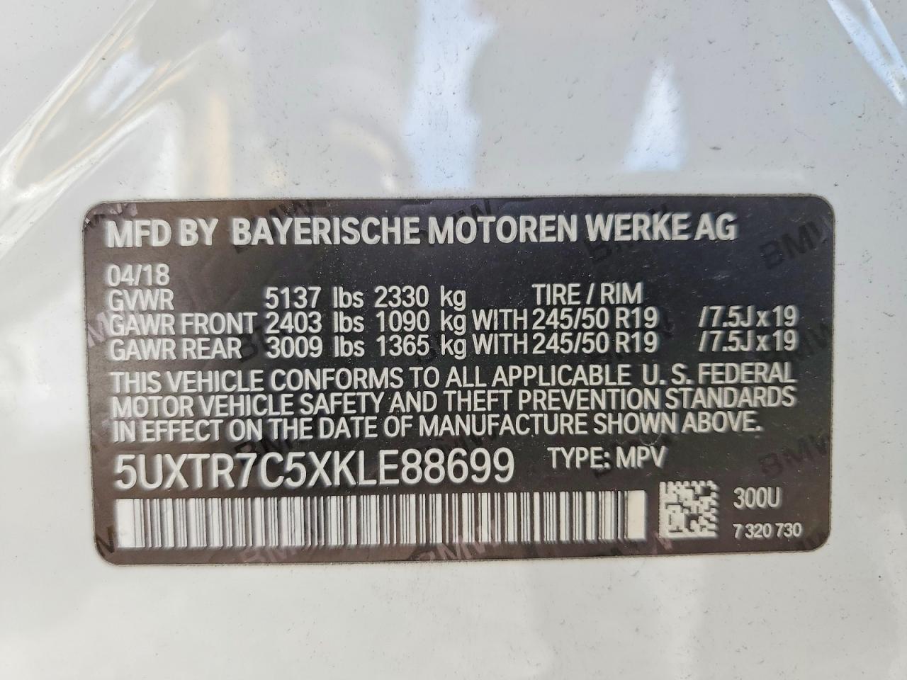BMW X Series Sdrive30i