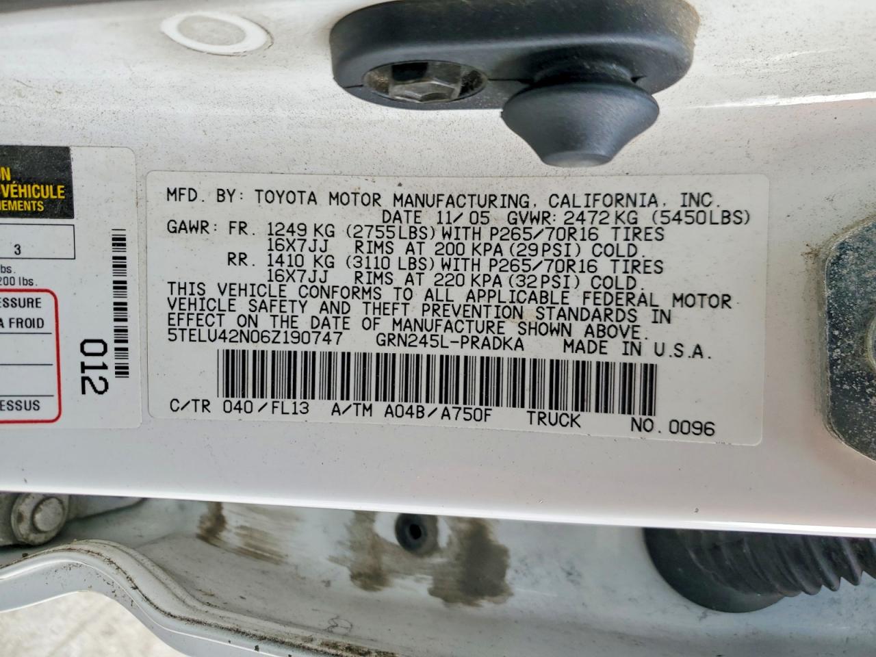 Toyota Tacoma V6