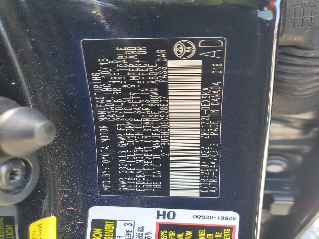 Toyota Corolla L