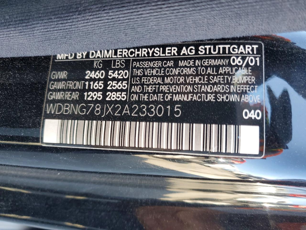 Mercedes-Benz S-Class 600