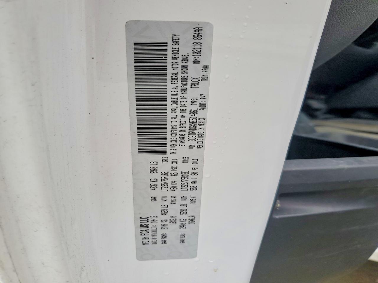 Ram Promaster 2500 High