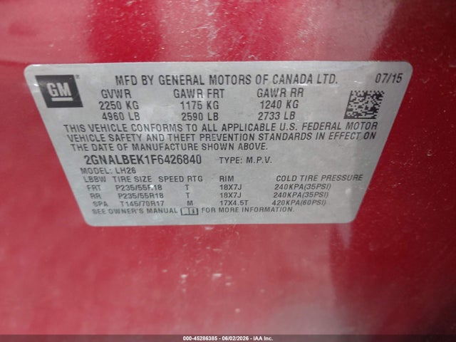 Chevrolet Equinox 1lt