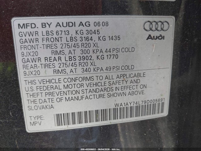 Audi Q7 3.6 Premium