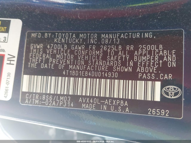 Toyota Avalon Hybrid Limited