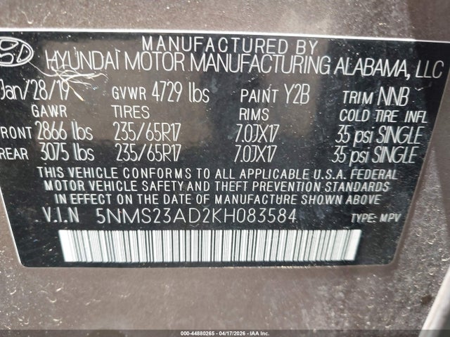 Hyundai SANTA FE Se
