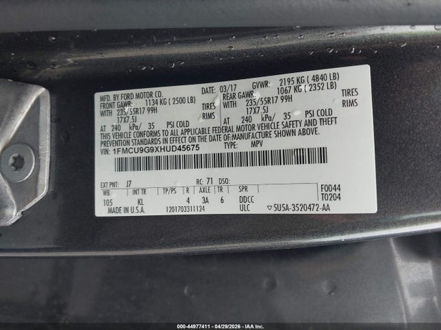 Ford Escape Se