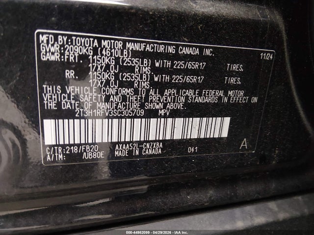 Toyota RAV4 Le