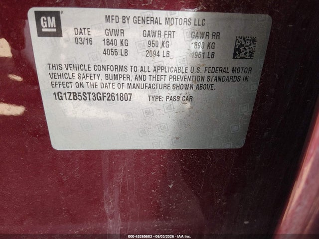 Chevrolet Malibu Ls