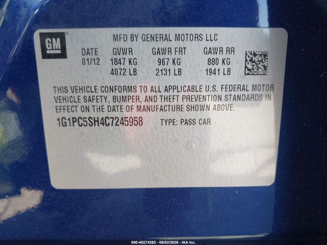 Chevrolet Cruze Ls