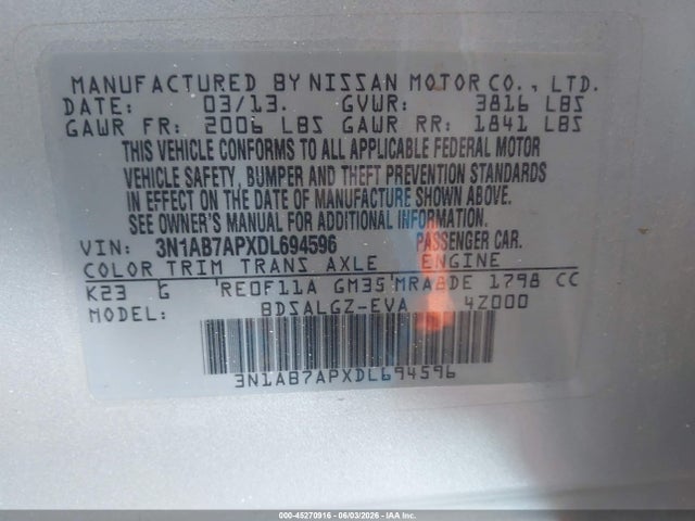 Nissan Sentra Sl