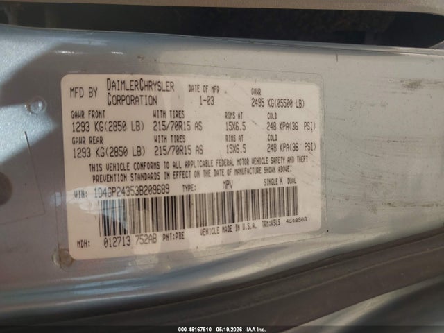 Dodge Grand Caravan Se