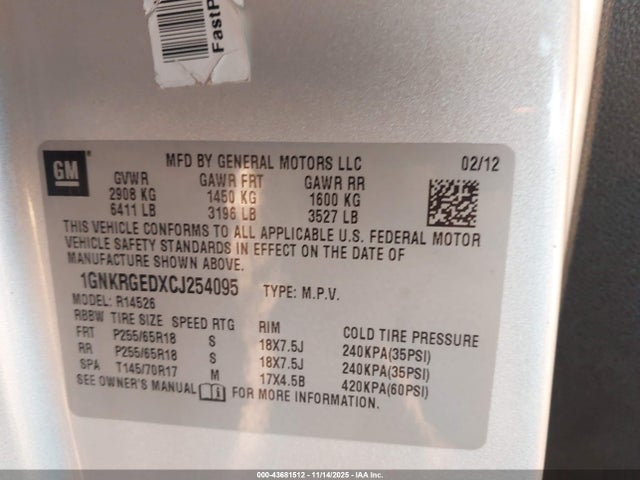 Chevrolet Traverse Lt