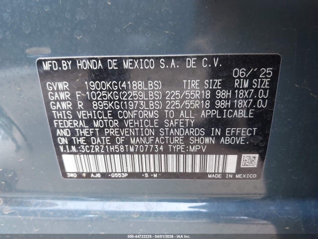 Honda HR-V 2wd Sport